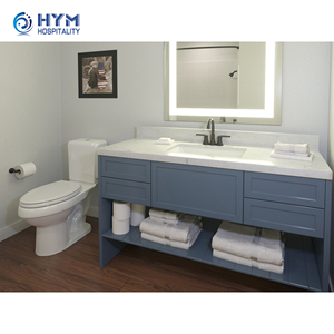 Bộ nội thất phòng ngủ khách sạn 5 sao AmericInn by Wyndham thiết kế hiện đại tùy chỉnh, làm bằng gỗ - Product Image 5