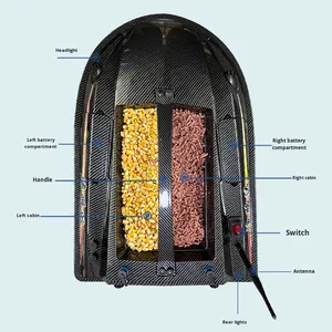 <span class=keywords><strong>Bateau</strong></span> <span class=keywords><strong>télécommandé</strong></span> en plastique avec sondeur <span class=keywords><strong>de</strong></span> poissons et positionnement GPS, portée <span class=keywords><strong>de</strong></span> 1000 m, capacité <span class=keywords><strong>de</strong></span> charge <span class=keywords><strong>de</strong></span> 4 kg - Product Image 5