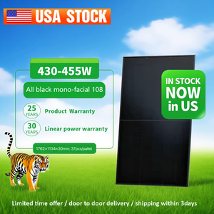 Nhà Máy Giá tấm pin mặt trời với hiệu quả cao jinko n-loại Topcon <span class=keywords><strong>panel</strong></span> năng lượng mặt trời 440 Wát tất cả các màu đen - Product Image 2