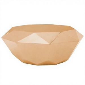Mesa de Centro de Metal Geométrica Personalizada OEM de Alta Demanda, Muebles Contemporáneos para Sala de Estar, Diseño Decorativo - Product Image 1
