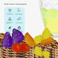Glaçons en plastique réutilisables en forme de fruit de vente directe refroidissant des particules de glace pour des accessoires de barre