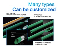 Tuyaux PPR de fabrication chinoise 2024, de 20 mm à 160 mm, pour système d'alimentation en eau et plomberie