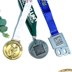 Medallas de metal personalizadas de alta calidad Ghana University Marathon Fun Run Kickboxing Sublimación en blanco Premios Titular Premium Craft - Product Image 4