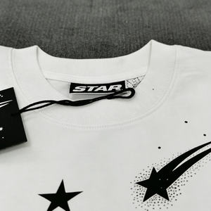 T-shirt Homme Tendance Été Motif Personnalisé Crâne Enflammé Météore Logo Coton Streetwear Vente en Gros Fabricant - Product Image 3