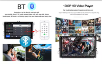 Lecteur DVD de voiture android universel 9 pouces BT musique voiture auto 2din autoradio pour lecteur VW android