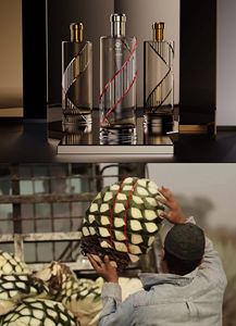 ขวดแก้วบรรจุสุราเตกีลาขนาด 500 มล. 700 มล. 750 มล. พร้อมจุกไม้ก๊อก สั่งทำพิเศษพร้อมโลโก้สุดหรู - Product Image 2