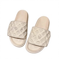 Sandales plates à plateforme ouvertes de luxe pour femmes – Marque de mode tendance pour femmes