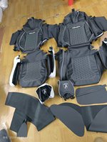 Housse de siège de voiture universelle en PVC noir et rouge, imperméable, en cuir PU, ensemble complet pour Lamborghini, housse de protection