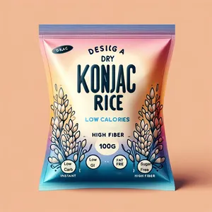 أرز كونجاك شيراتاكي المجفف-مثالي للوجبات الغذائية الصحية والسكري
