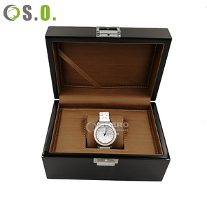 Boîte d'emballage de montre en bois de luxe avec logo personnalisé Petite boîte d'exposition de cadeaux Boîte en bois de montre - Product Image 3