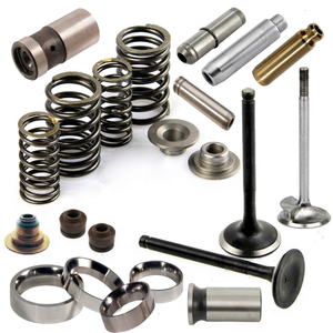 Convient pour la paire de soupapes d'admission et d'échappement du moteur Crown Komatsu 4D120 6110434110 6110434210 S4D120, qualité OEM, ajustement direct, neuf - Product Image 1