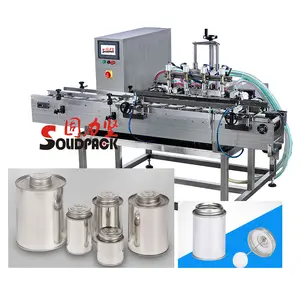 Machines de remplissage de mastic de pneu Solidpack pour colle liquide pvc