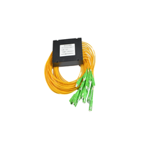 Divisor PLC de Fibra Óptica 1*16 SCAPC para Redes de Telecomunicaciones con Soporte IP GPRS, Conector Óptico Pasivo
