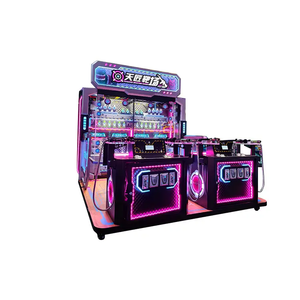 Máquina de juego de arcade PK de tiro de precisión, artículo de botella que funciona con monedas simulado para cuatro jugadores, Material metálico duradero - Product Image 6