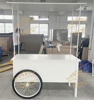 Chariot de bar à fleurs, bonbons et desserts en bois moderne et simple, personnalisé, directement de l'usine Super-E, en MDF, mobile, pour mariages et événements, avec roues, faible MOQ