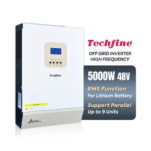 Inverter solare ibrido ad alta frequenza 5kw 48v Mppt inverter off grid 5000w 48v wifi funzione di espansione parallela opzionale