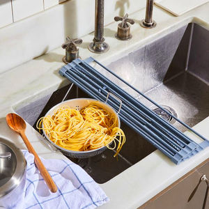 Nuovi prodotti da <span class=keywords><strong>cucina</strong></span> Roll Up stendino scolapiatti scolapiatti vassoio lavello porta spugna organizzatore - Product Image 5
