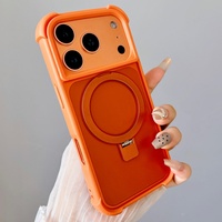 Étui de protection magnétique transparent en silicone souple antichoc pour iPhone 14 15 16 17 Pro Max