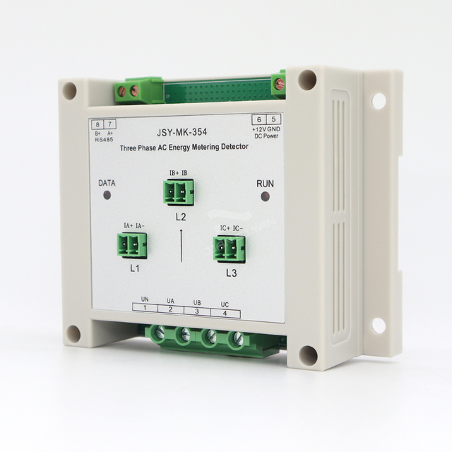 JSY-MK-354 3-Phase Bi-Directional Digital Energy Meter 50A 63A 80A 100A RS485 Communication Easy DIN Rail Installation