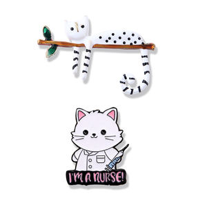 Pin de Esmalte Metálico Personalizable, Superventas, con Acabado Plateado Ecológico y Logotipo Personalizado - Product Image 5