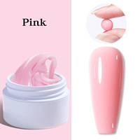 Adhésif d'extension d'ongle solide antiadhésif sculpté à la main moulage porte-papier gratuit Extension rapide Gel solide constructeur pour salon de manucure