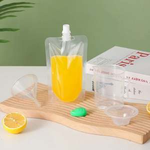 Emballage plastique personnalisé imprimé en héliogravure, réutilisable, de qualité alimentaire, biodégradable, pour boissons (vodka, bière, jus, eau, lait, thé, café) - Product Image 3
