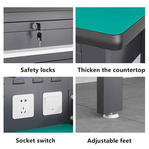 Mesa de Trabajo Antiestática de Acero Inoxidable de Alta Resistencia para Electricistas y Montadores, Banco de Trabajo para Reparación Automotriz, Gabinete de Herramientas de Mantenimiento OEM - Product Image 5
