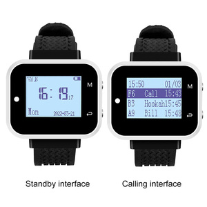 Thông minh không dây cổ tay Watch pager Hệ thống gọi điện thoại không dây máy nhắn tin nhận - Product Image 3
