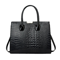 Sac fourre-tout décontracté personnalisé pour femme avec fermeture éclair, ensemble de 3 sacs à main de luxe en PU imperméable