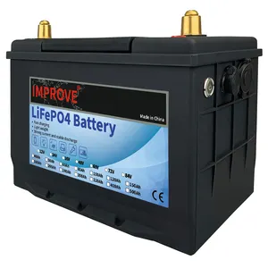 Baterai Kit Tenaga Surya Baterai Dalam 12V 24V 40Ah 60Ah 80AH Baterai Lithium Besi Fosfat Isi Ulang