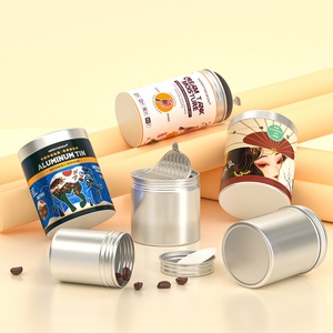 Latas de Aluminio Impresas para Té, Café y Snacks, con Tapa de Rosca, Grado Alimenticio, Impresión Personalizada, Venta al por Mayor, Envases para Chocolates y Piruletas - Product Image 5