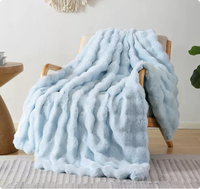 Couverture en fausse fourrure ZHENG YE super douce et chaude, tapis moelleux personnalisable pour chambre, salon et bureau