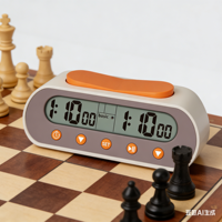 Jam Catur Digital Portabel Profesional untuk Turnamen, Timer Catur untuk Kompetisi Permainan Catur Go