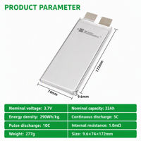 Batterie lithium pour drone HHPOWER 3.7V 22Ah semi-solide 290Wh/kg 5C à décharge rapide 22000mAh pour UAV FPV