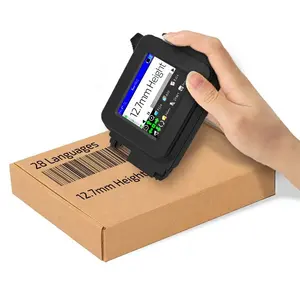 2024 Hot Sale Mini TIJ Handheld Expiry Date Bar QR Code Batch Number Print Inkjet Printer For Languages Portable Coding