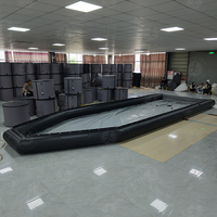 Dock flottant gonflable pour bateau, station d'amarrage stable, protège le coque de l'usure et de la croissance marine pour les eaux peu profondes