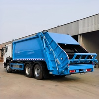 Camion compacteur de déchets municipaux Howo RHD 371HP 18CBM, camion de collecte des déchets