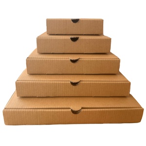 Caja de Pizza Corrugada Personalizada con MOQ Pequeño, Tamaño Fiesta 25x17 Pulgadas, Biodegradable, Aprobada por la FDA, para Pizzería Local - Product Image 6