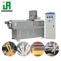 Machine automatique de fabrication de pailles à boire en riz, extrudeuse de pailles comestibles biodégradables en riz, ligne de production de pailles en riz