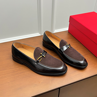 Chaussures de ville de luxe pour hommes, style double boucle, à enfiler, Oxford formelles, respirantes, antidérapantes, pour affaires et mariages