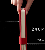 Cadeau de fête des pères journal d'entreprise de luxe personnalisé cahier en cuir ensemble promotionnel et d'affaires avec boîte et stylo pour hommes femmes