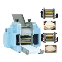 Machine électrique commerciale pour la fabrication de feuilles de raviolis et de wontons carrés, 220V, presse à pâtes et outil de moulage