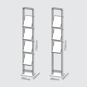 espositore per brochure "compact" - Product Image 2