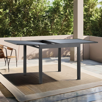 Vente en gros OEM ODM de table à manger extensible en bois MDF blanc meubles de salle à manger design nordique moderne pour hôtel café cuisine restaurant