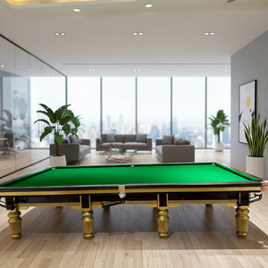 Campeonato mundial internacional Tamaño completo Inglaterra 12ft EE. UU. Mesa de billar profesional - Product Image 1