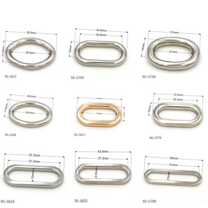 <span class=keywords><strong>Anneau</strong></span> plat ovale en métal <span class=keywords><strong>de</strong></span> 1 pouce <span class=keywords><strong>de</strong></span> haute qualité <span class=keywords><strong>pour</strong></span> accessoires <span class=keywords><strong>de</strong></span> sac - Product Image 5