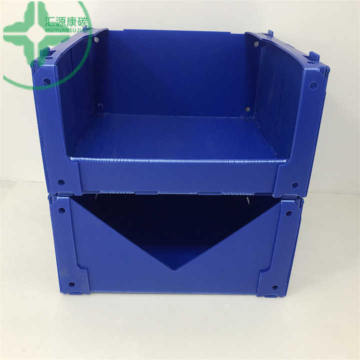 Clothing Pick Bins Corrugated Plastic Sheet Warehouse Stackable Storage Boxes Plastic Storage Bin