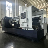 Tour CNC horizontal à banc plat CK61100, direct usine, grande capacité, couple élevé, coupe lourde, commande GSK, haute rigidité