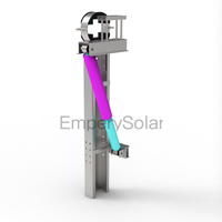 Kit de suivi solaire à double axe 20 kW pour panneaux solaires, support au sol, avec garantie de 10 ans pour usage commercial et industriel