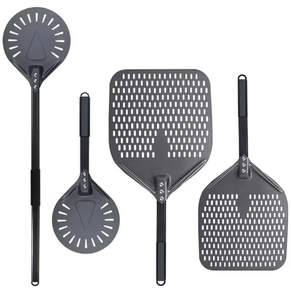 Caldo-vendita per uso domestico perforato Film duro in metallo ispessito forno Flipping buccia di trasferimento per la produzione di <span class=keywords><strong>Pizza</strong></span> - Product Image 5